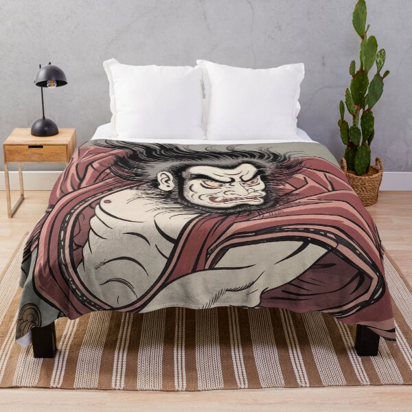 Item preview, A traditional Japanese print depicting Shōki, the fierce demon queller designed and sold by Tamas Das.