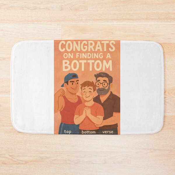 Item preview, Congrats on Finding a Bottom – Queer Role Alignment designed and sold by Places On Earth.
