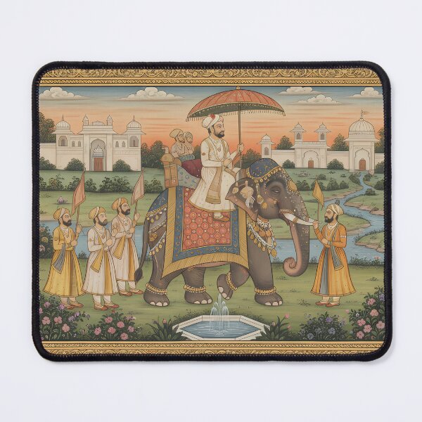 Item preview, Royal Procession on a Majestic Elephant designed and sold by digisetumedia.