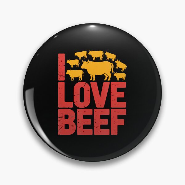 Item preview, I Love Beef Cattle Fanatics Print designed and sold by JanisPenelope.