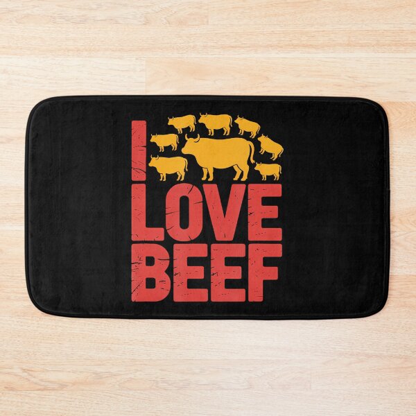 Item preview, I Love Beef Cattle Fanatics Print designed and sold by JanisPenelope.