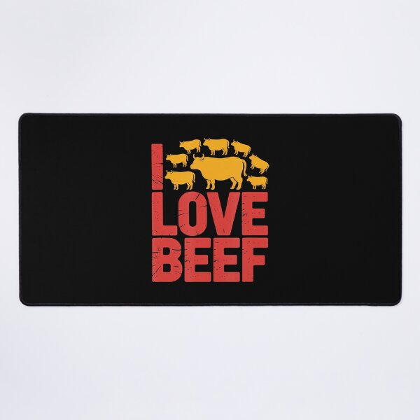 Item preview, I Love Beef Cattle Fanatics Print designed and sold by JanisPenelope.