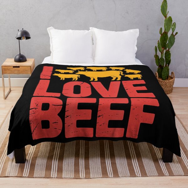Item preview, I Love Beef Cattle Fanatics Print designed and sold by JanisPenelope.