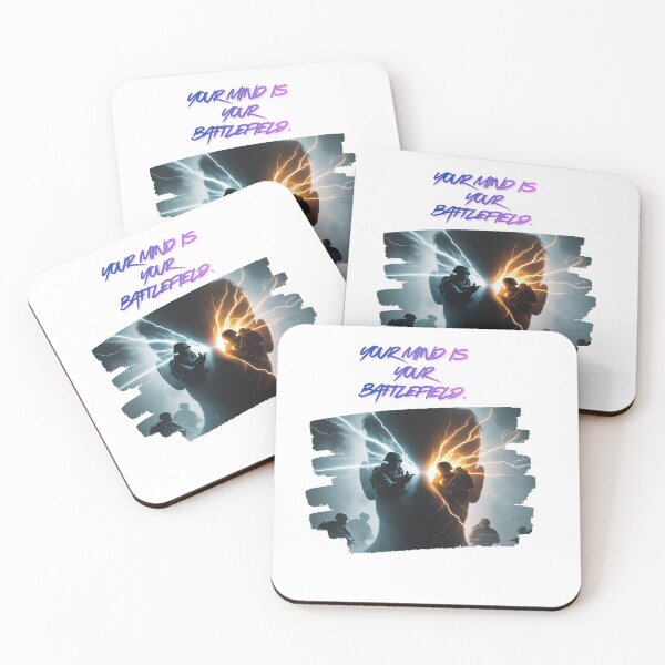 Item preview, Your Mind Is A Battlefield mental struggle designed and sold by SloganSauce.