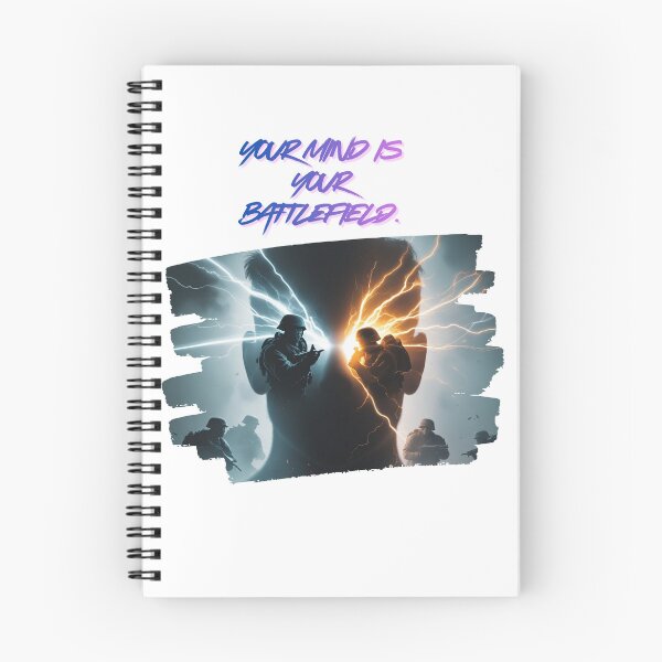 Item preview, Your Mind Is A Battlefield mental struggle designed and sold by SloganSauce.