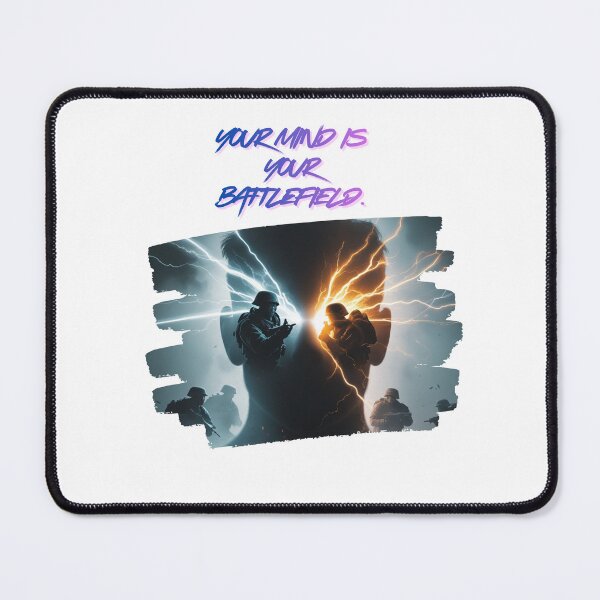 Item preview, Your Mind Is A Battlefield mental struggle designed and sold by SloganSauce.