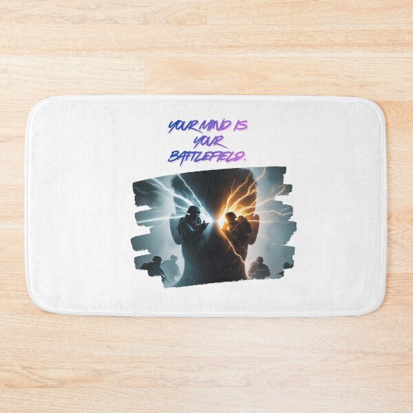 Item preview, Your Mind Is A Battlefield mental struggle designed and sold by SloganSauce.
