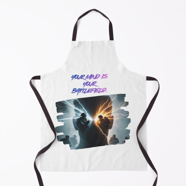 Item preview, Your Mind Is A Battlefield mental struggle designed and sold by SloganSauce.