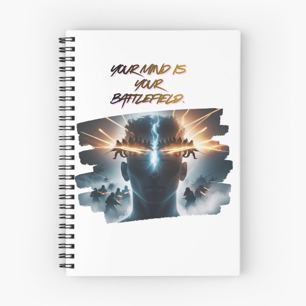Item preview, Your Mind Is A Battlefield deep quote designed and sold by SloganSauce.