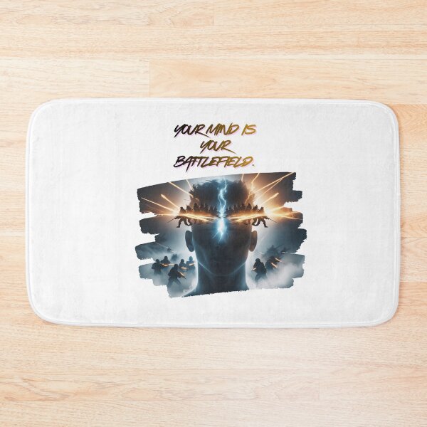 Item preview, Your Mind Is A Battlefield deep quote designed and sold by SloganSauce.