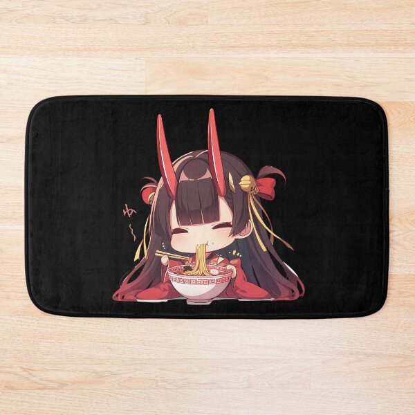 Item preview, Noshiro Azur Lane Anime Kawaii Ramen Chibi Sweet Calm Noodle Slurping Moment designed and sold by Raslbazola.