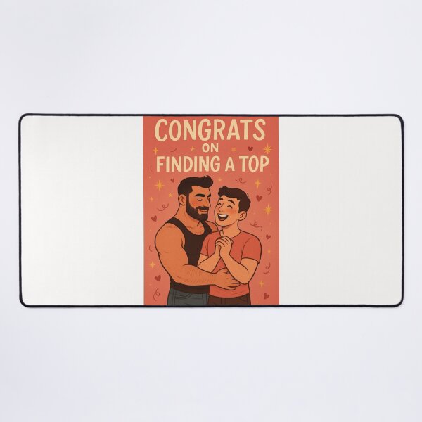 Item preview, Congrats on Finding a Top – Gay Love Win designed and sold by Places On Earth.
