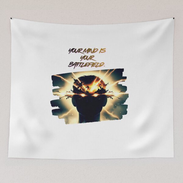 Item preview, Your Mind Is A Battlefield emotional depth designed and sold by SloganSauce.