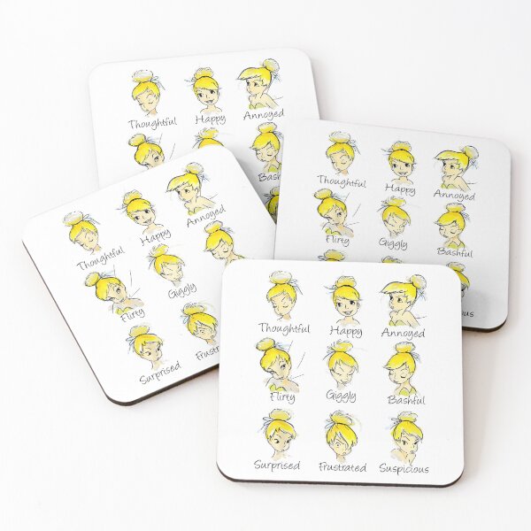 Item preview, Tinker Bell Emotions Sketch  designed and sold by dawemorelyr.