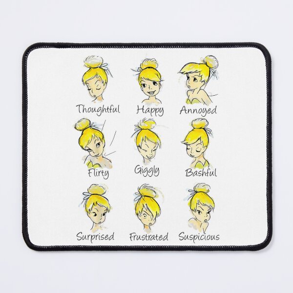 Item preview, Tinker Bell Emotions Sketch designed and sold by dawemorelyr.