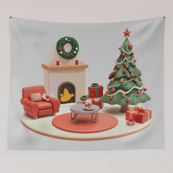 Item preview, Cozy christmas room designed and sold by VSHine.