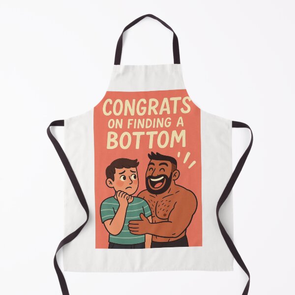 Item preview, Congrats on Finding a Bottom – Playful Gay Dating Humor designed and sold by Places On Earth.