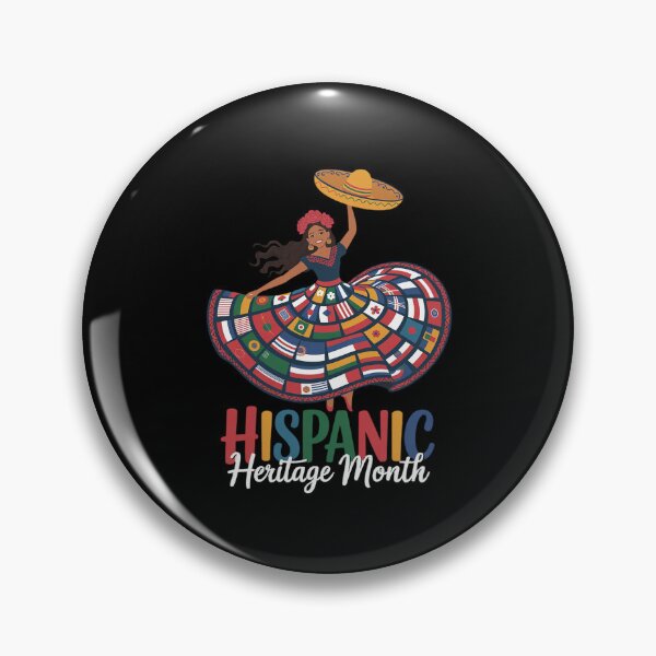 Item preview, Latina Folklore Dance Dress Hispanic Heritage Pride designed and sold by velltoons.