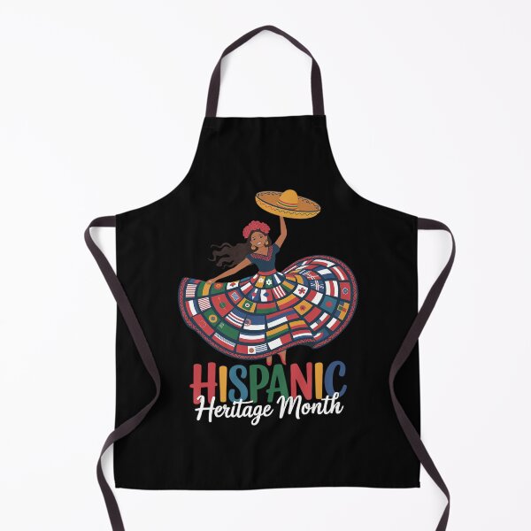Item preview, Latina Folklore Dance Dress Hispanic Heritage Pride designed and sold by velltoons.