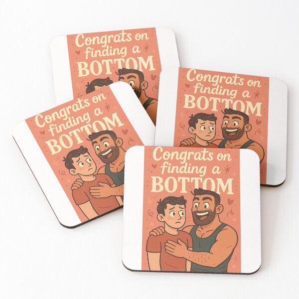 Item preview, Congrats on Finding a Bottom – Queer Relationship Roles Moment designed and sold by Places On Earth.