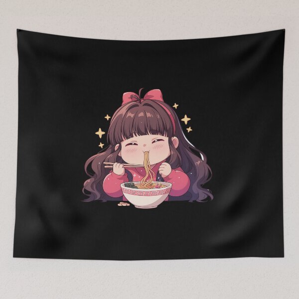 Item preview, Tomoyo Daidouji Cardcaptor Sakura Anime Kawaii Ramen Chibi Gentle Warm Noodle Scene designed and sold by Raslbazola.