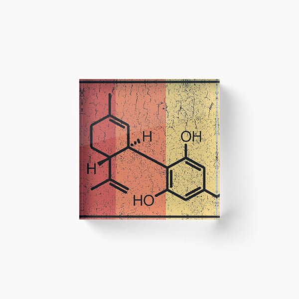 Item preview, CBD Molecule - Vintage / Retro designed and sold by BGCollections.