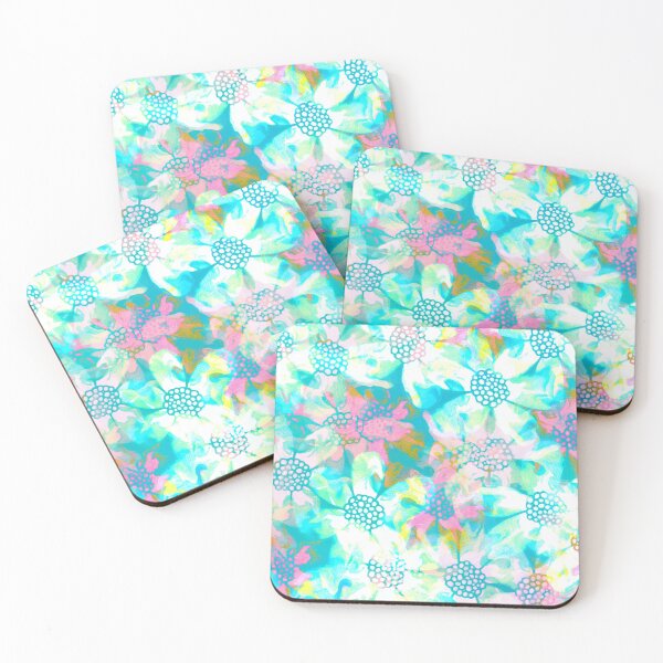 Item preview, Aqua Ice Flowers designed and sold by RC-aRtY.