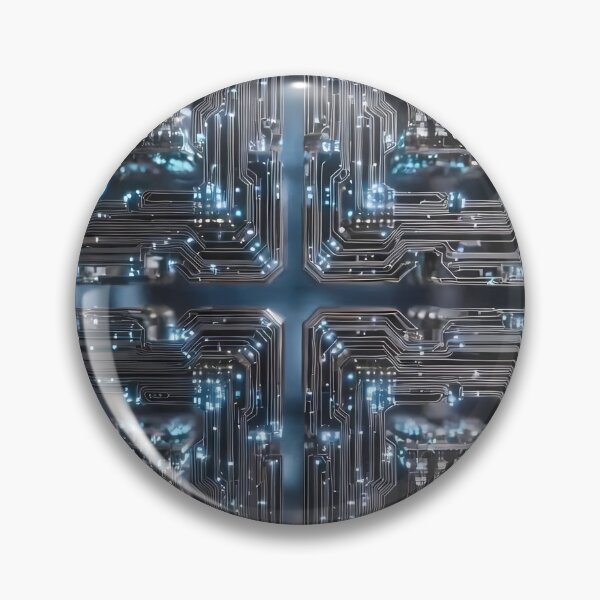 Item preview, Artificial Intelligence Computer Circuits (image size 7840x11680) designed and sold by Digital-Davinci.