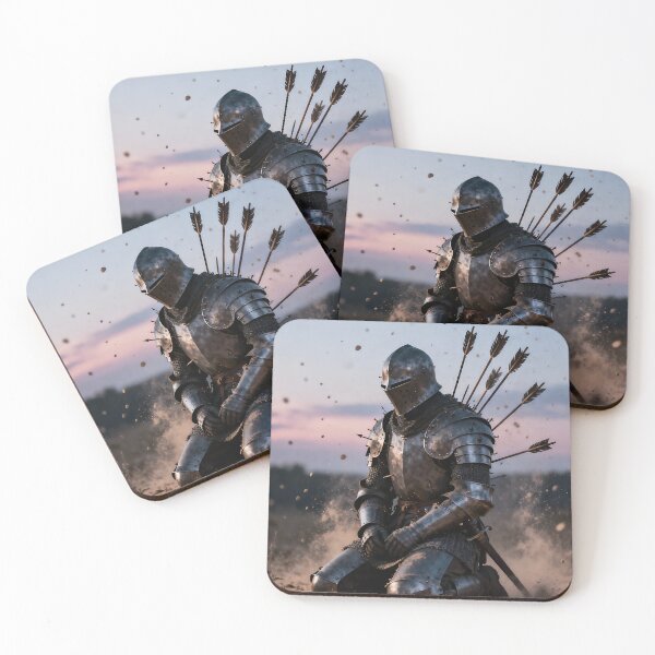 Item preview, Unbroken Knight in the Dust of Battle designed and sold by iwzzuel.