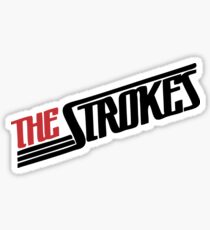the strokes type Sticker