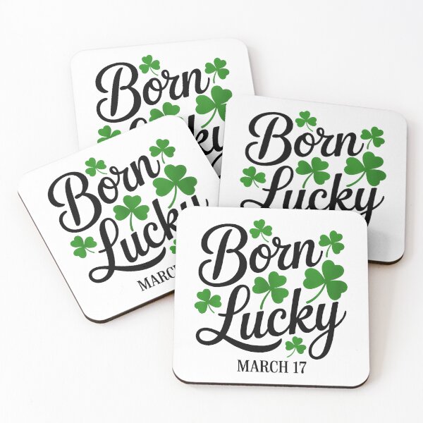Item preview, Born Lucky On Saint Patrick's Day - March 17th Birthday designed and sold by VENOM0RIOT.