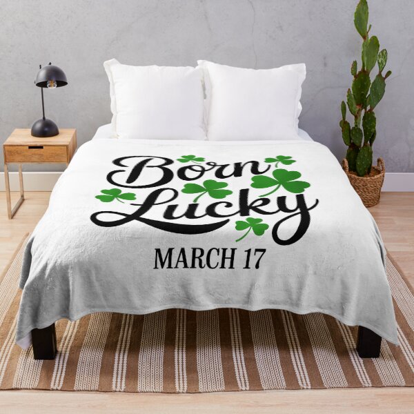 Item preview, Born Lucky On Saint Patrick's Day - March 17th Birthday designed and sold by VENOM0RIOT.