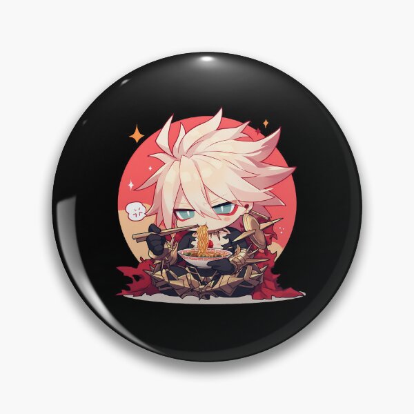 Item preview, Karna Red Lancer Fate Grand Order Game Kawaii Ramen Chibi Fierce Funny Noodle Moment designed and sold by Raslbazola.
