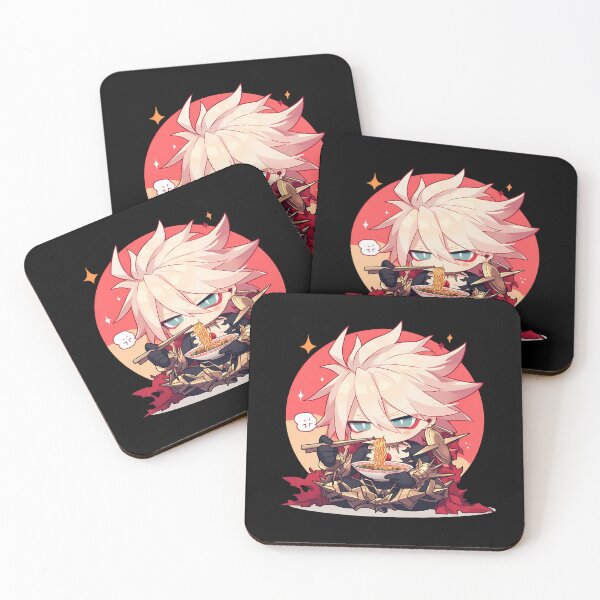 Item preview, Karna Red Lancer Fate Grand Order Game Kawaii Ramen Chibi Fierce Funny Noodle Moment designed and sold by Raslbazola.