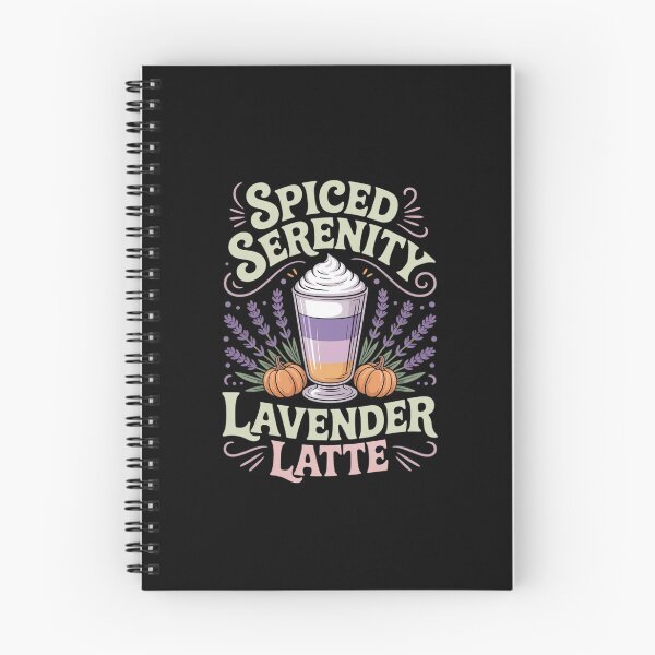 Item preview, Lavender Pumpkin Latte Women Fall Spiced Floral Cozy designed and sold by velltoons.