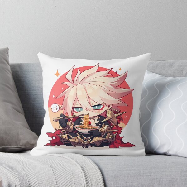 Item preview, Karna Red Lancer Fate Grand Order Game Kawaii Ramen Chibi Fierce Funny Noodle Moment designed and sold by Raslbazola.