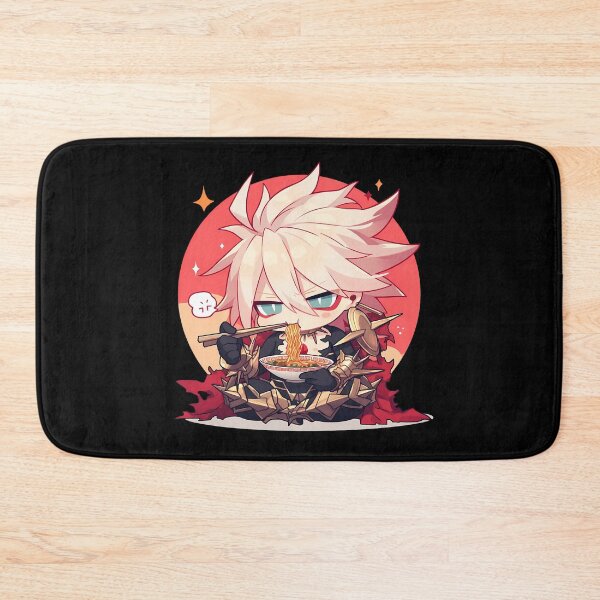 Item preview, Karna Red Lancer Fate Grand Order Game Kawaii Ramen Chibi Fierce Funny Noodle Moment designed and sold by Raslbazola.