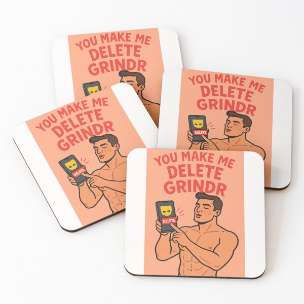 Item preview, You Make Me Delete Grindr – LGBTQ+ Dating Commitment designed and sold by Places On Earth.