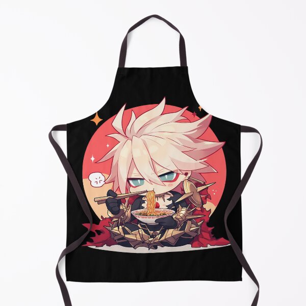 Item preview, Karna Red Lancer Fate Grand Order Game Kawaii Ramen Chibi Fierce Funny Noodle Moment designed and sold by Raslbazola.