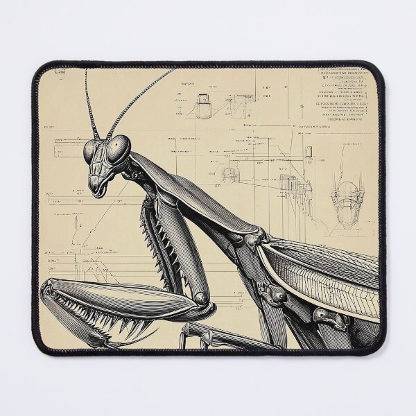 Item preview, Praying Mantis Blueprint designed and sold by lautir.
