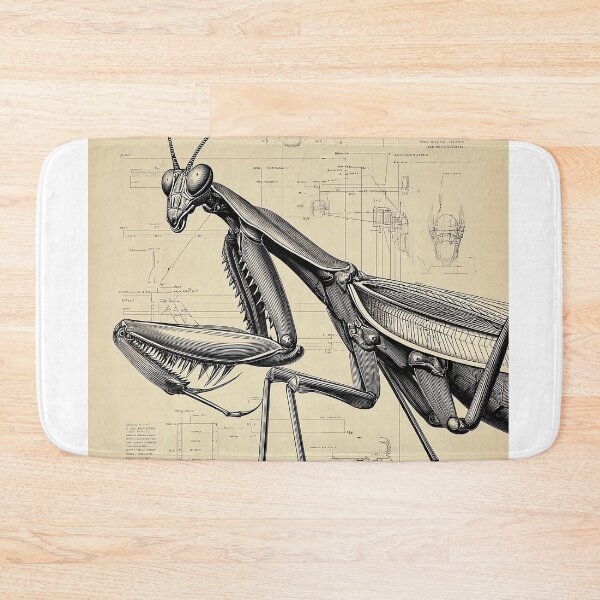 Item preview, Praying Mantis Blueprint designed and sold by lautir.