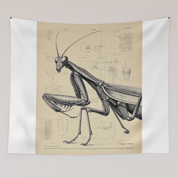 Item preview, Praying Mantis Blueprint designed and sold by lautir.
