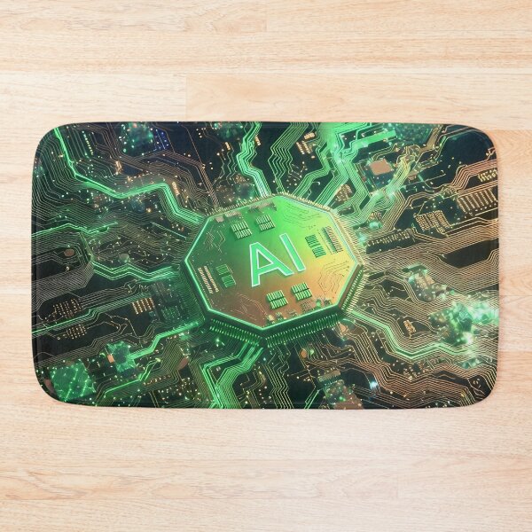 Item preview, Artificial Intelligence Computer Circuits (image size 7840x11680) designed and sold by Digital-Davinci.