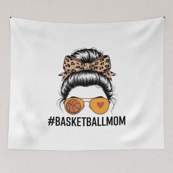 Item preview, Bleached Basketball Mom Life Leopard Messy Bun Game Day designed and sold by VENOM0RIOT.