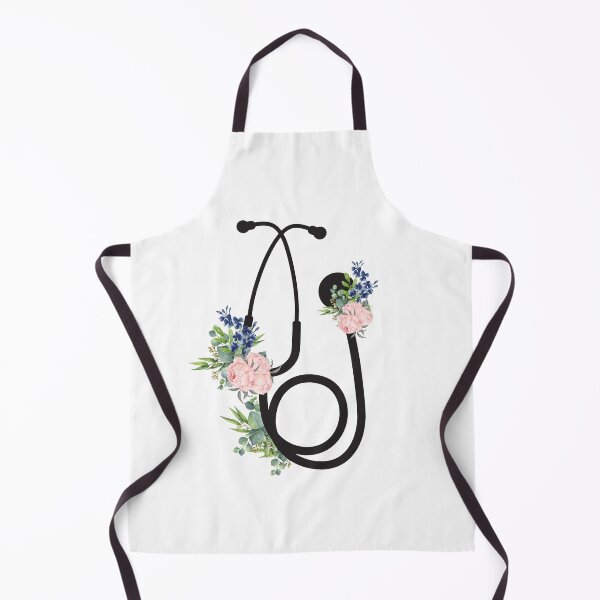 Item preview, Black stethoscope with flowers  designed and sold by mikasa.art.
