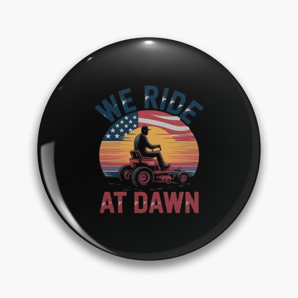 Item preview, Lawn Mower US Flag We Ride at Dawn Lawnmower designed and sold by velltoons.
