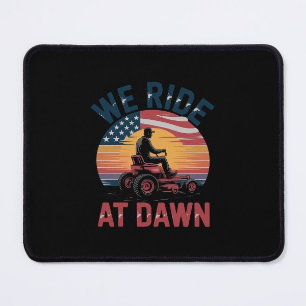 Item preview, Lawn Mower US Flag We Ride at Dawn Lawnmower designed and sold by velltoons.