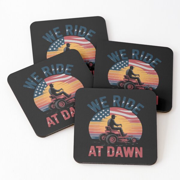 Item preview, Lawn Mower US Flag We Ride at Dawn Lawnmower designed and sold by velltoons.