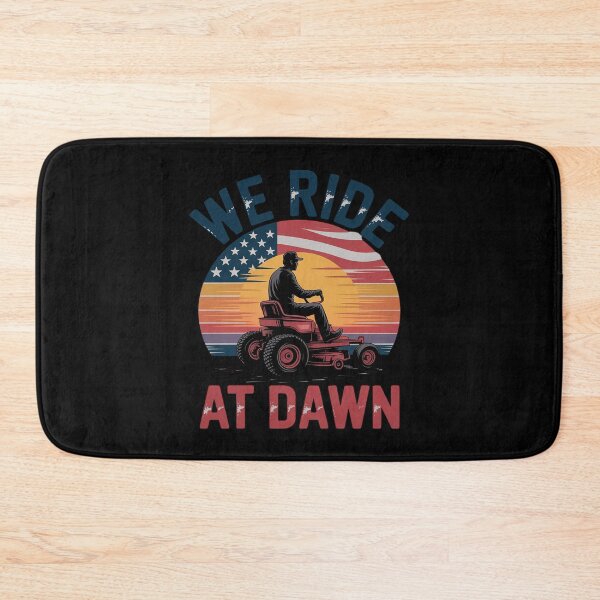 Item preview, Lawn Mower US Flag We Ride at Dawn Lawnmower designed and sold by velltoons.
