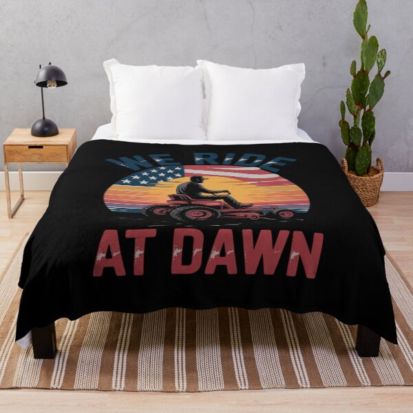 Item preview, Lawn Mower US Flag We Ride at Dawn Lawnmower designed and sold by velltoons.